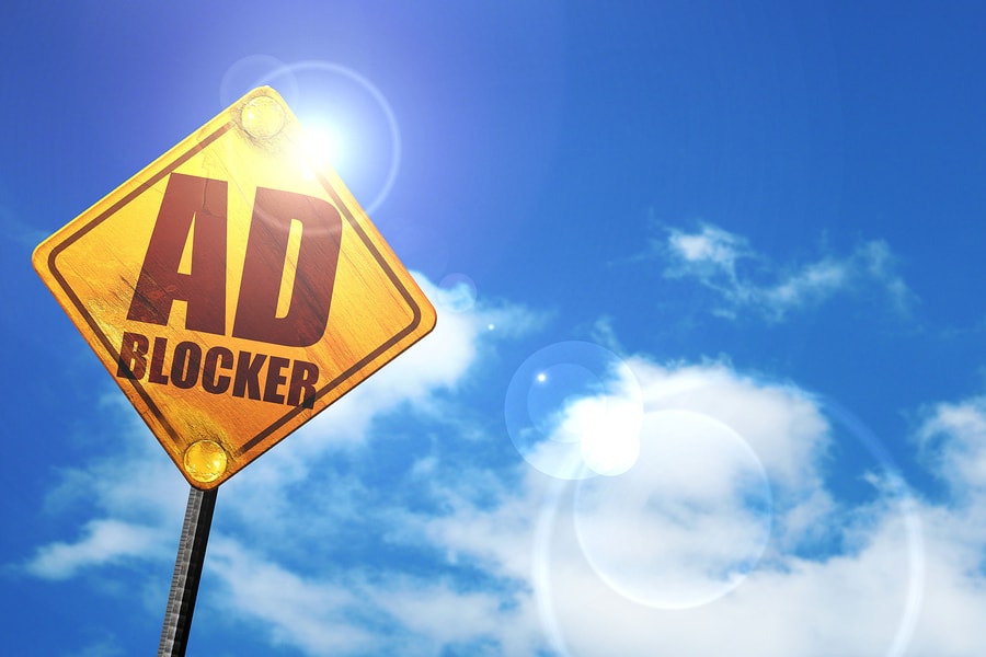 Ad Blocker - Remove Ads From Your Browser ad blocker sign